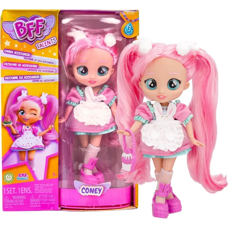 Ordina Subito BFF BY CRY BABIES Coney Collezionabile Bambola Fashion 9 Accessori Idea Regalo