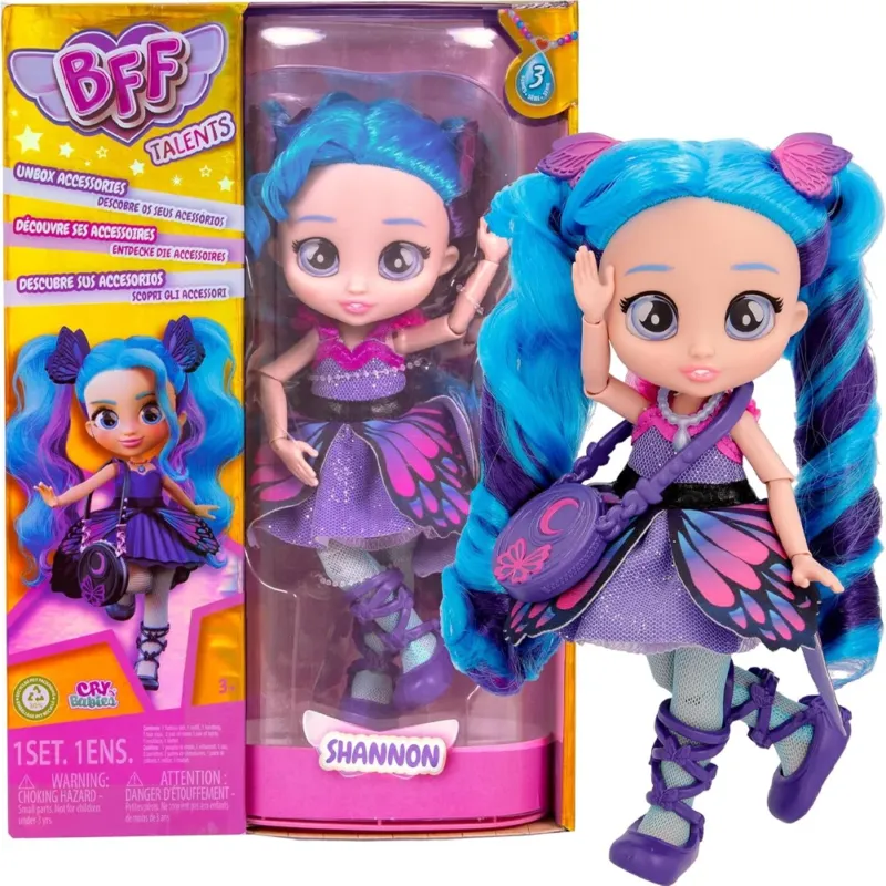 BFF BY CRY BABIES Shannon Collezionabile Bambola Fashion 9 Accessori Idea Regalo Offerta Limitata