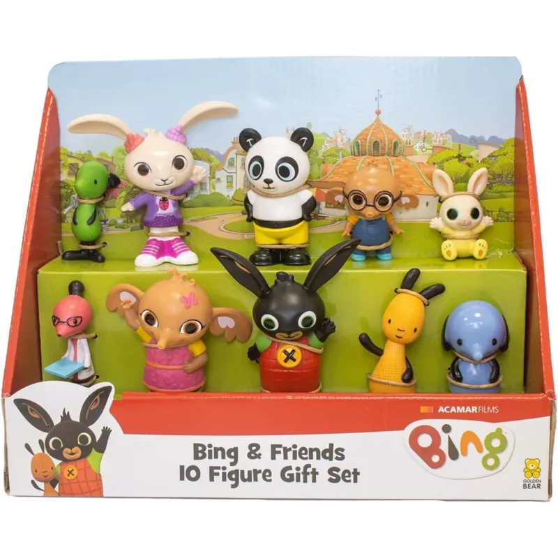 Bing Friends 10 Personaggi Idea Regalo Fedele Riproduzione Set Action Figure Promozione