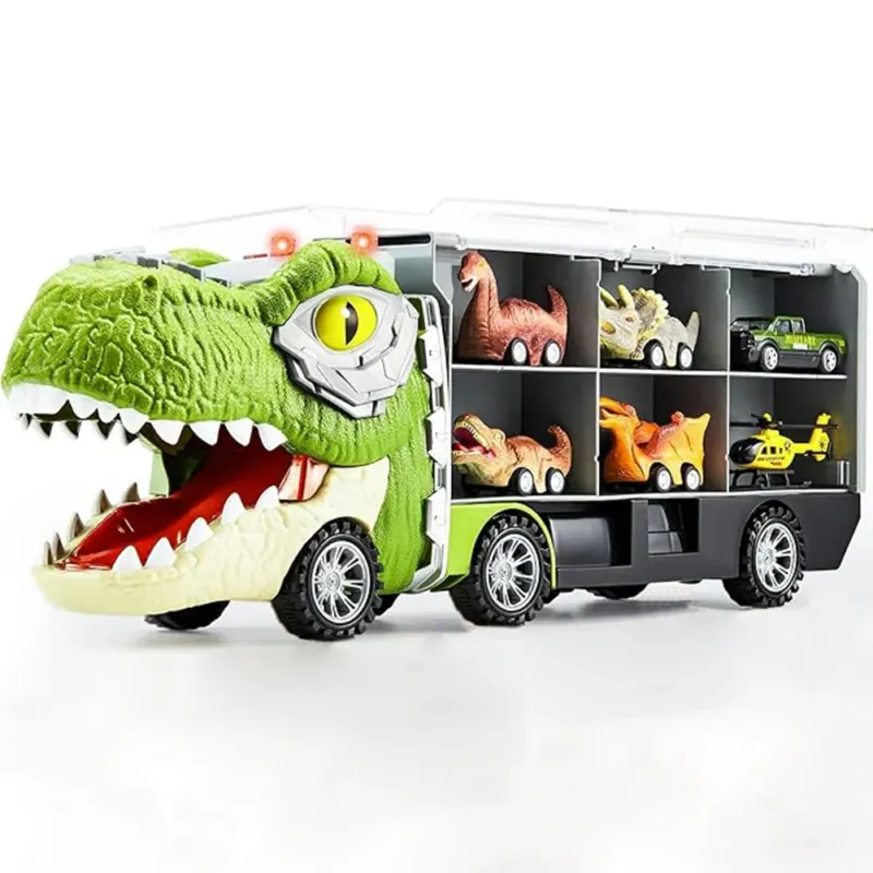 Prezzo Basso Camion Dinosauro 6 in 1 Giocattolo per Bambini Gioco Idea Regalo con Auto