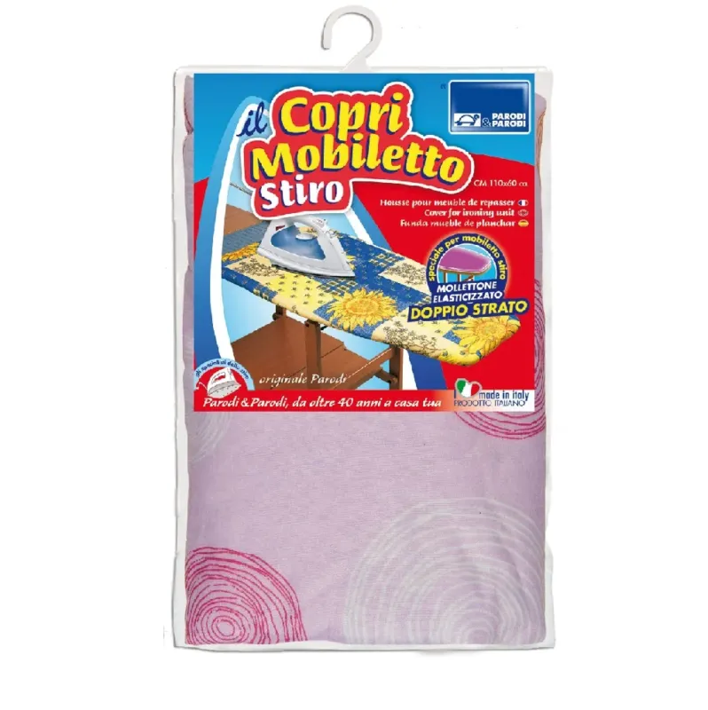 Copri Asse da Stiro per Mobiletto 110x60cm Made in Italy Elasticizzato 2 Strati Spedito Oggi
