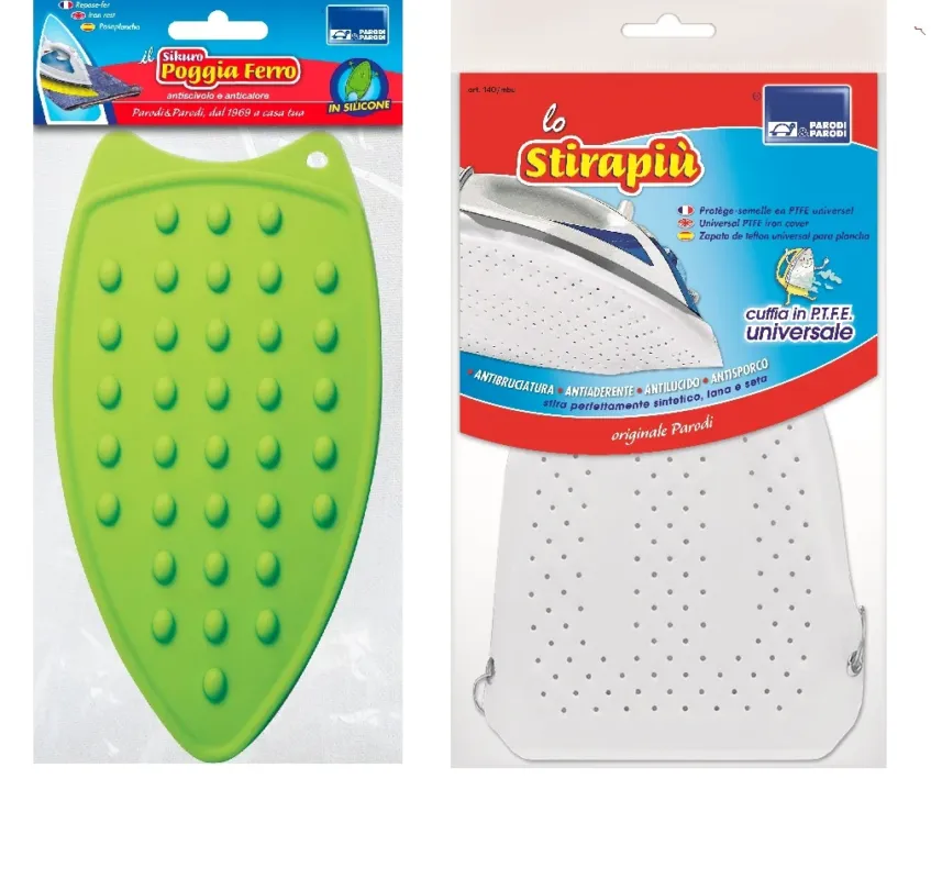 Poggia Ferro Silicone + Soletta di Protezione Antiaderente con Molla Kit 2pz Promozione