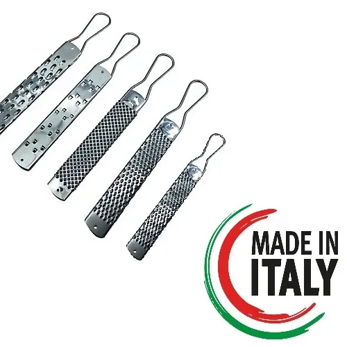 Grattugia Del Cucina 5pz Varie Forme Acciaio Inox 18/C Lavabili in Lavastoviglie A Buon Prezzo