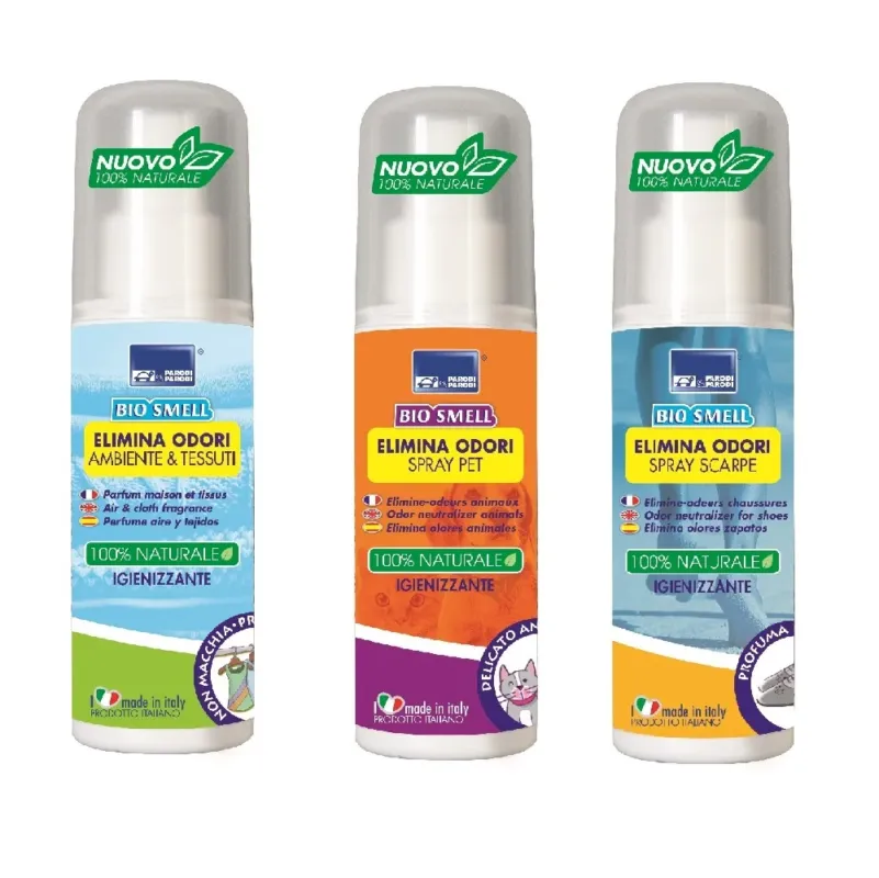 Kit 3pz Elimina odori ( Scarpe Scarpiere-Animali - Ambiente tessuti - Bagno) Prezzo Di Fabbrica