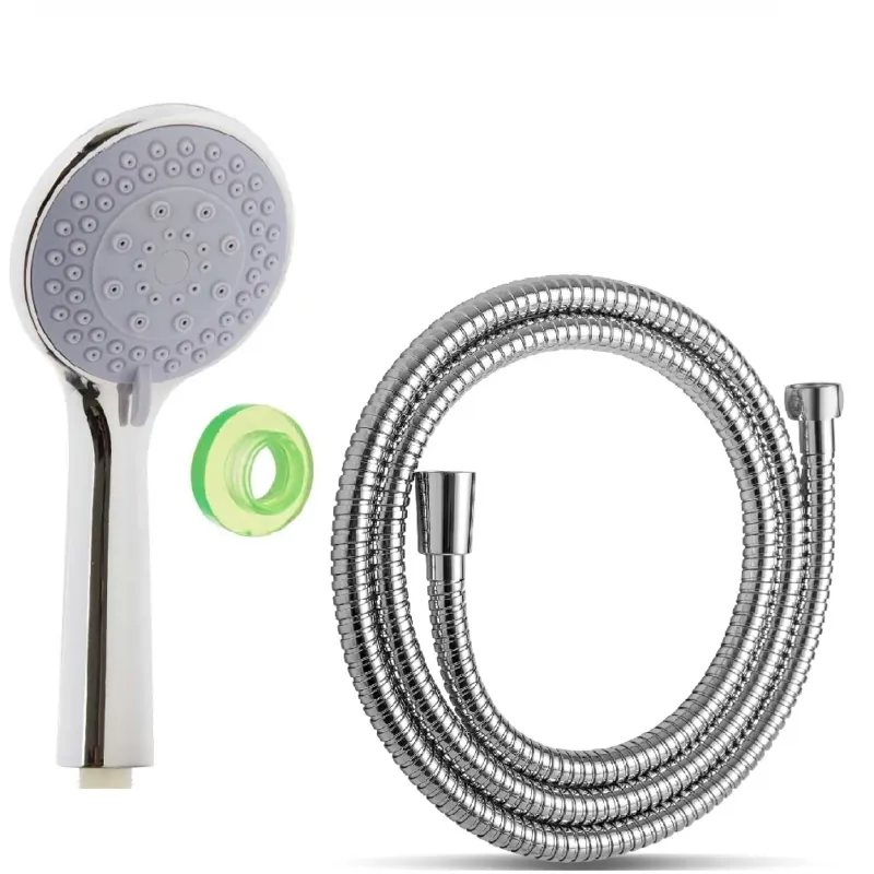 Soffione Doccetta con Laccio 2MT Risparmio Idrico del 30% 24CM 3Funzioni Nuovo Arrivo