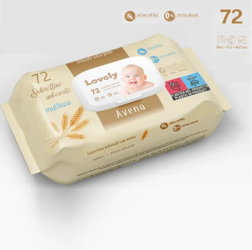 Offerta Del Giorno 12Conf. x 72pz Salviettine Imbevute Bimbo Multiuso Tappo Ermetico No Alcool
