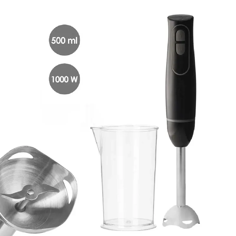 Solo Oggi Frullatore a Immersione Tritatutto 2 Velocità Mixer Tagliaverdure 1000W
