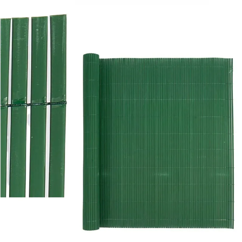 Rotolo Cannuccia Recinzione Frangivista in PVC Verde H 100 x 300 cm parasole Professionale