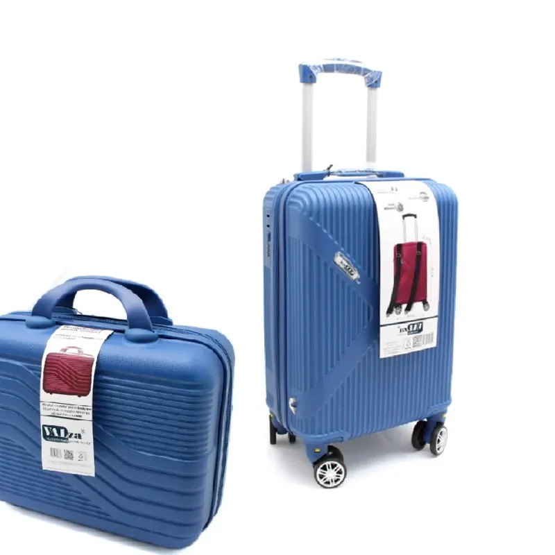 Valigia Rigida Trolley Bagaglio a Mano con BeautyCase Ruote staccabili 45x36x20cm Più Venduto