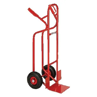 Super Prezzo Carrello portapacchi a mano Portata max 250Kg in Accio con ruote piene Rosso