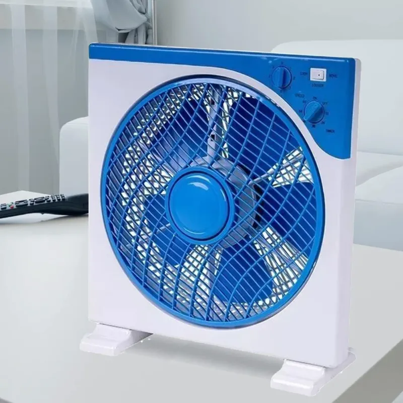Ventilatore Da Terra Box Fan Blu 45 W con Timer 3 Velocita da tavolo 5 Pale 30cm Compra Online