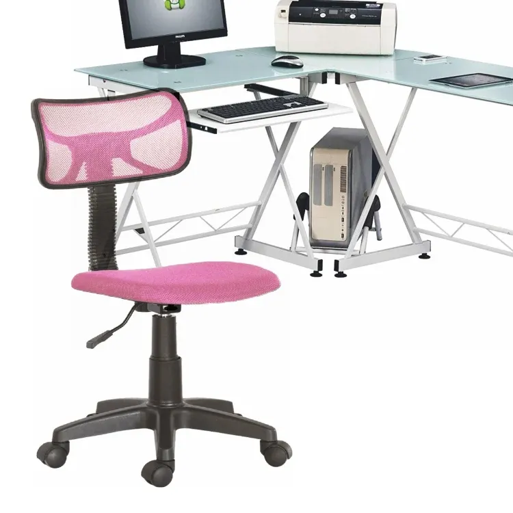 Sedia Scrivania Cameretta Easy Rosa Design Ergonomico Altezza Regolabile Prezzo Basso