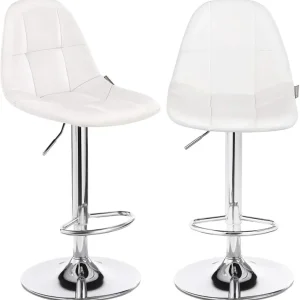 Sgabello Bar kit 2pz Altezza Regolabile Seduta Ergonomica Girevole a 360° Compra Online