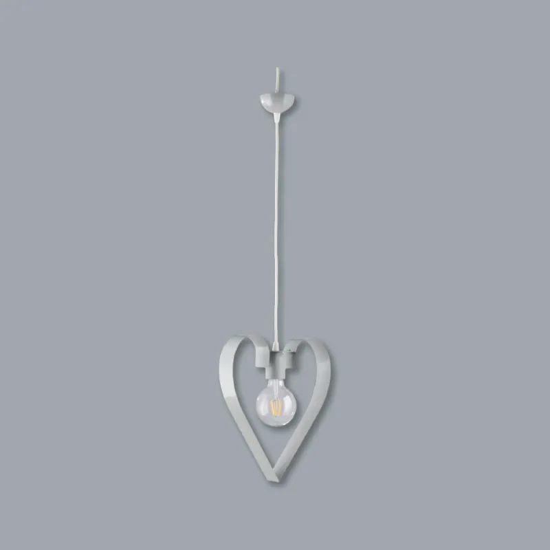 Vendita Finale Lampadario a Sospensione 1 Luce Metallo Colorato E27 57W Grigio Lavorato a Mano
