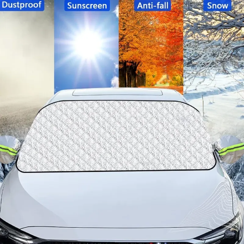 Ultimissimo Modello Protezione Termica Parabrezza e Specchietti Auto 145x100cm Anti Gelo Anti UV
