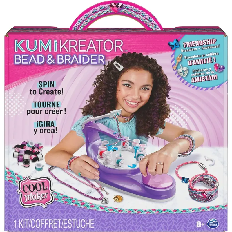Cool Maker KumiKreator con Perline e Charms Macchina per Collane e Braccialetti Spedizione Espresso