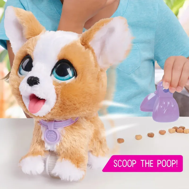 Offerta Limitata Just Play Peluche interattivo di Corgi furReal Poop-A-Lots Cane Idea Regalo