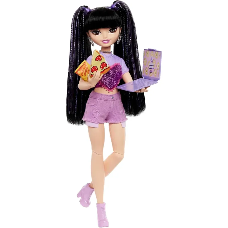 Barbie Dream Besties Renee Bambola Snodata con 11 Accessori Tema Vlog Cucina Affare
