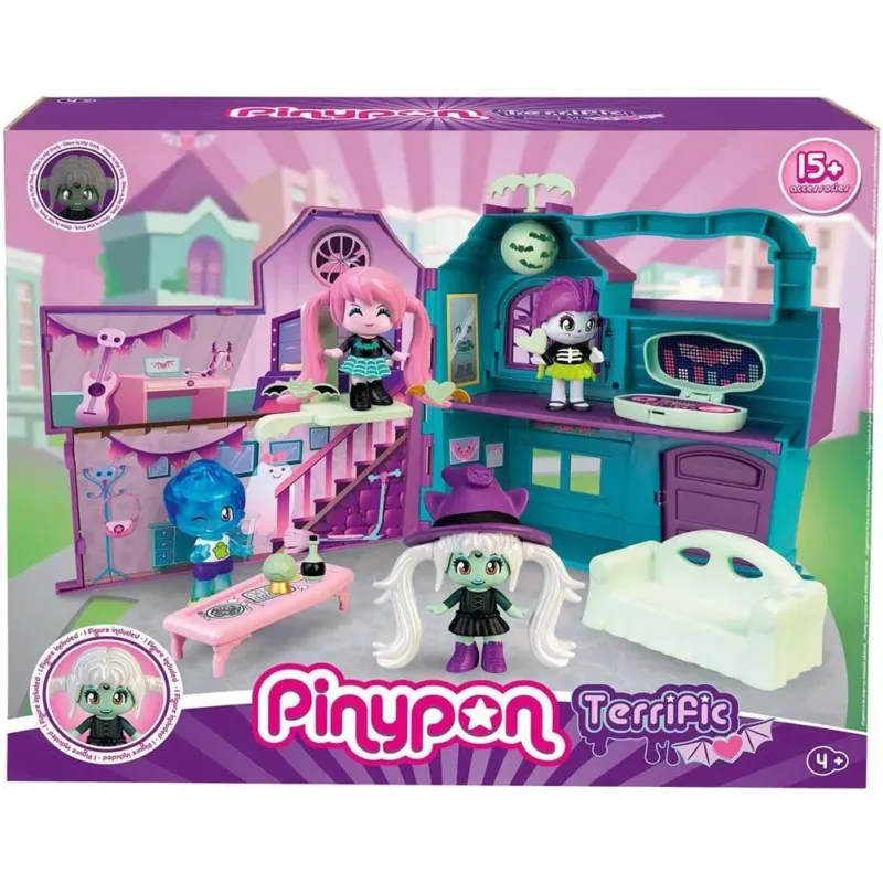 Non Perdere Pinypon Terrific Mansion Playset Pieno di Sorprese e Magia Include un Personaggio