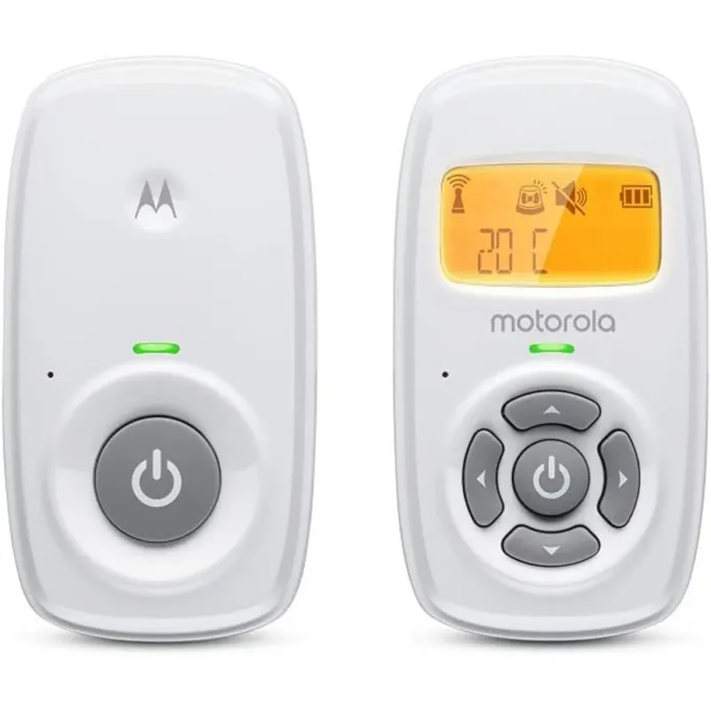 Motorola MBP24 Baby Monitor con Microfono Audio e Display a Temperatura Ambiente Solo Oggi