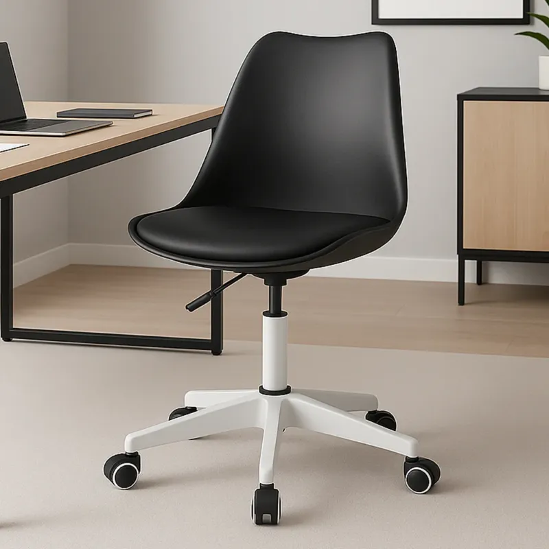 Sedia da Ufficio Full Nero Poltrona da Studio e Casa Ergonomica con Ruote Novità