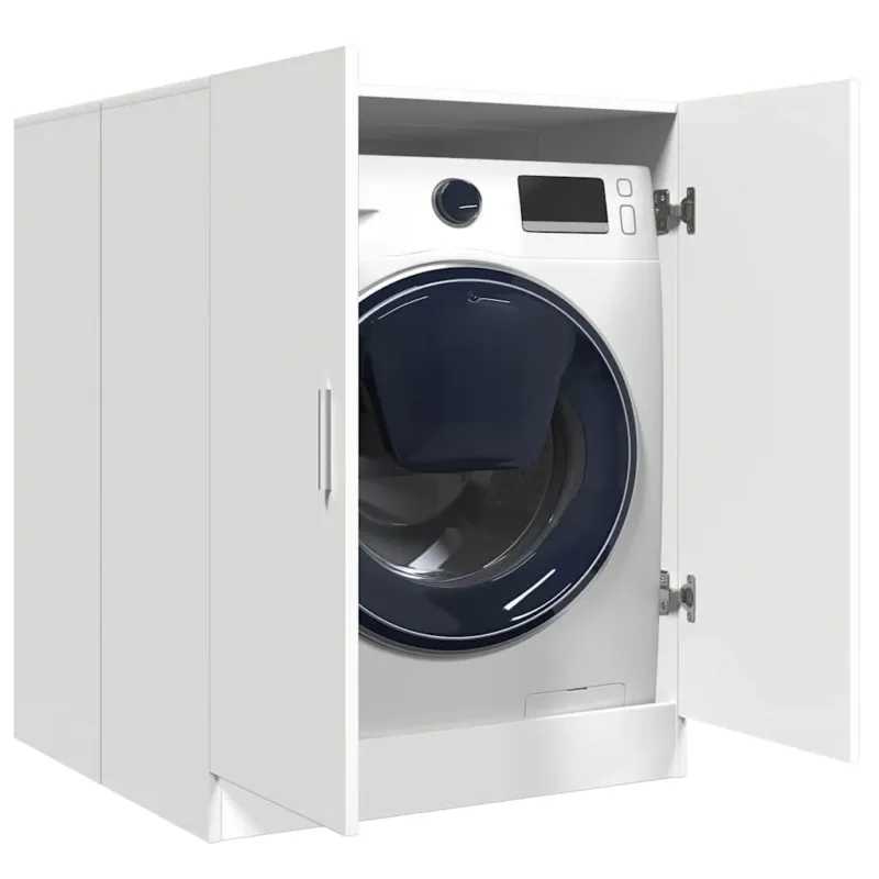 Reso Gratuito Mobile per Lavatrice Bianco 71x71,5x91,5 cm in Legno Multistrato