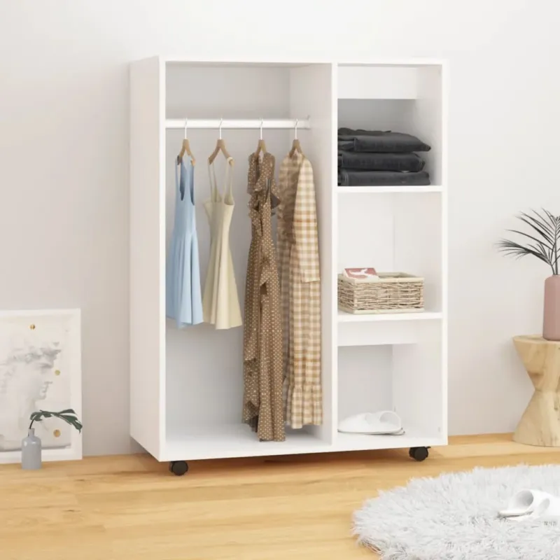 Armadio Bianco 80x40x110 cm in Truciolato Solo Oggi