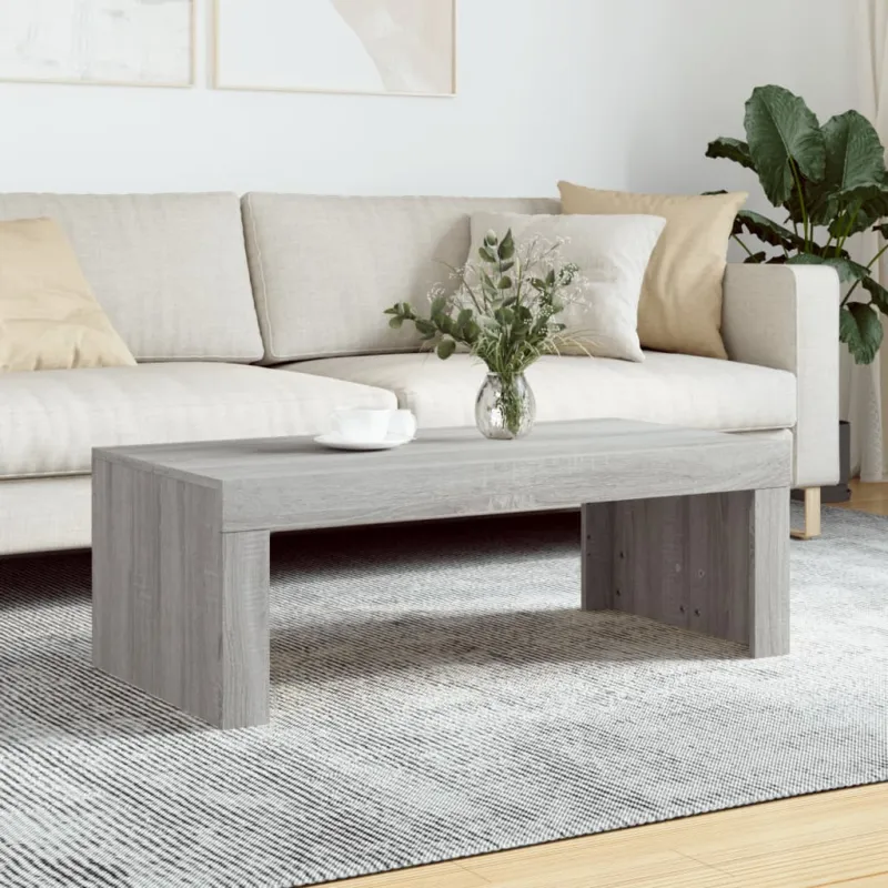 Tavolino da Salotto Grigio Sonoma 102x50x36cm Legno Multistrato Offerta