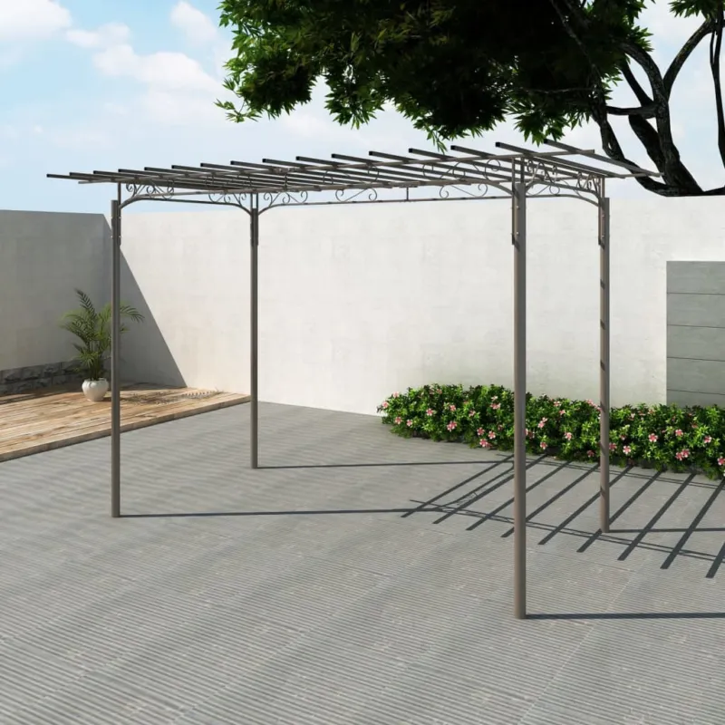 Offerta Lampo Arco pergola da giardino per rose in acciaio decorazione giardino