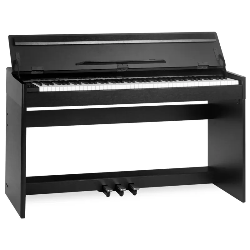 Tastiera Musicale Pianoforte Elettrico con 88 Tasti 3 Pedale e 80 Demo Nero Promozione Esclusiva