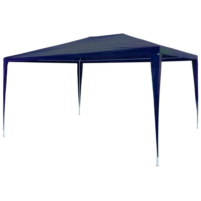 Offerta Speciale Tendone per Feste Blu Tetto in PE Resistente All‘acqua e ai Raggi UV 3x4 m