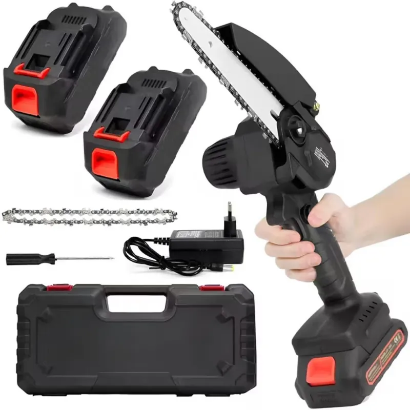 Offerta Limitata Mini Motosega con Doppia Batteria Sega Portatile per Potatura con Accessori