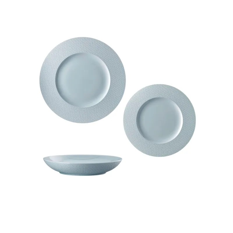 Rosenthal Kumi Servizio Piatti 18 Pz Blue Tone Direttamente Dal Produttore