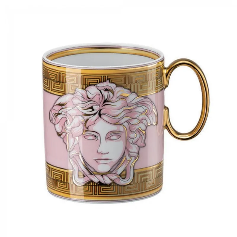 Versace Rosenthal Medusa Amplified Bicchiere con Manico Pink Coin Vendita Finale