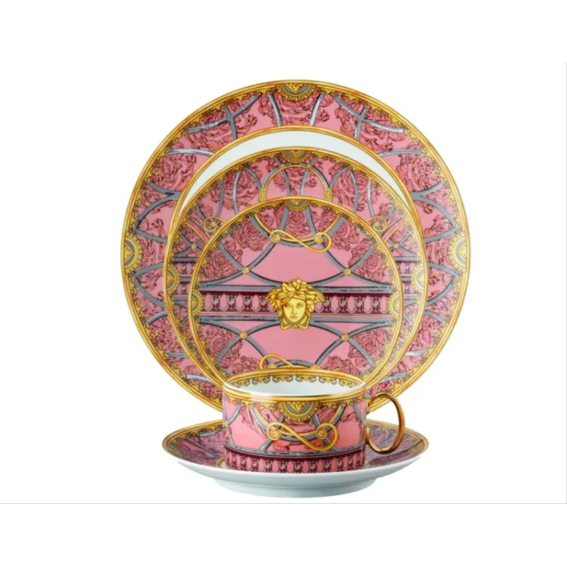 Occasione Imperdibile Versace Rosenthal La Scala del Palazzo Rosa Posto Tavola 5 Pz