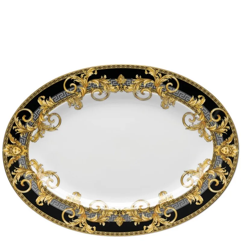 Prezzo Scontato Versace Prestige Gala Piatto Ovale 34 cm 19325-403637-12734