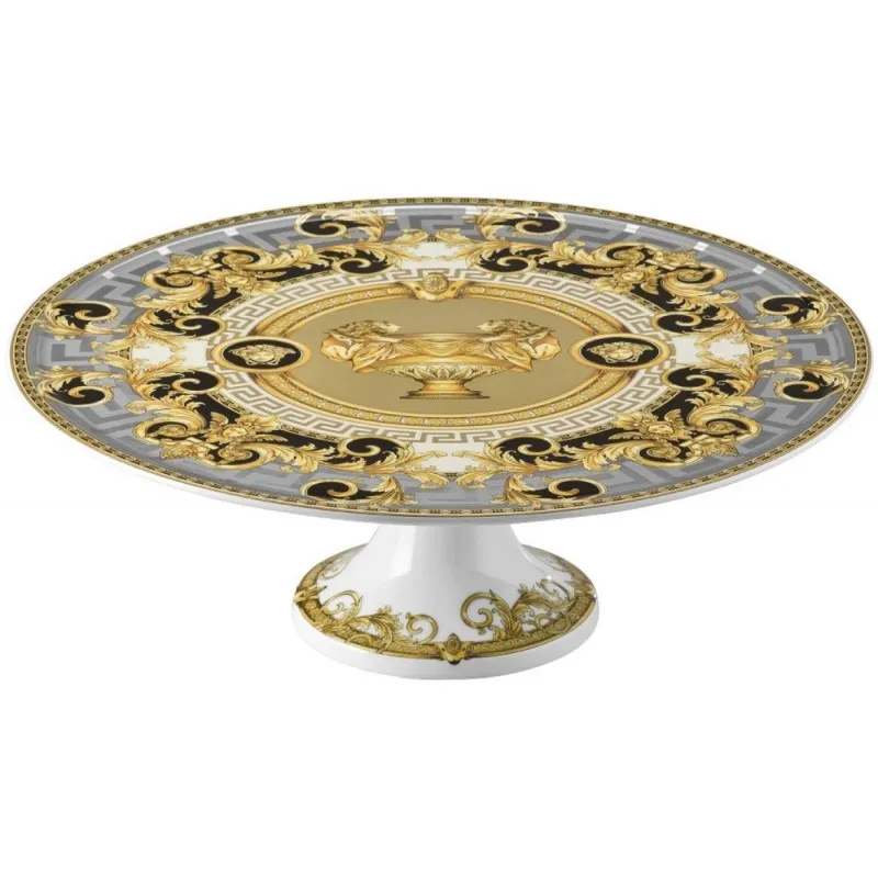 Promo Stagionale Versace Prestige Gala Piatto Torta con Piede 33 cm 19300-403637-14232