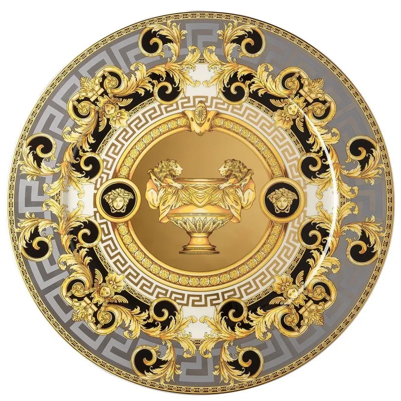 Spedizione Espresso Versace Prestige Gala Piatto Segnaposto 33 cm 10450-403637-10263