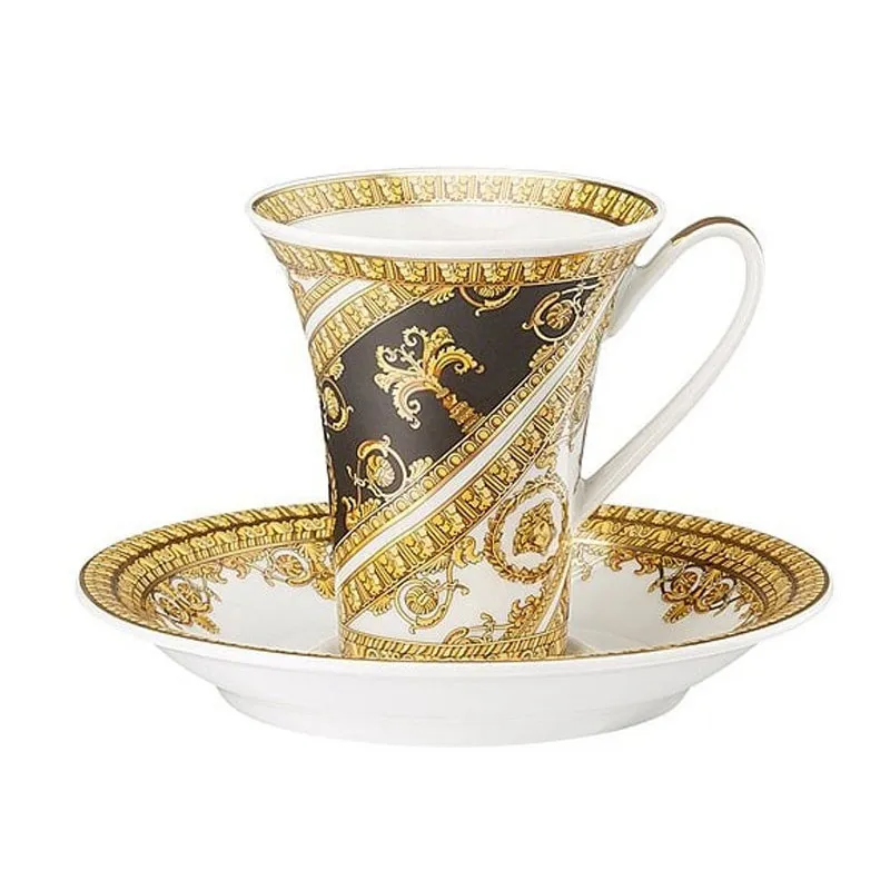 Versace I Love Baroque Tazza Espresso con Piattino Occasione Imperdibile