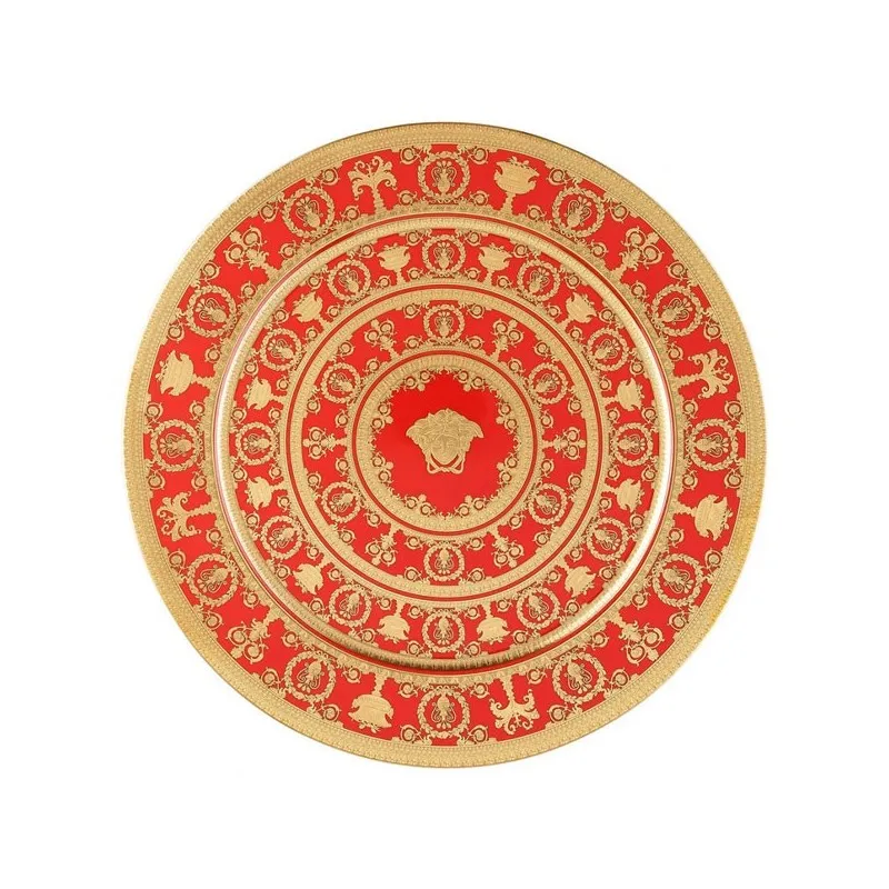 Versace I Love Baroque Rosso Piatto 33 cm Edizione Limitata Offerta Limitata