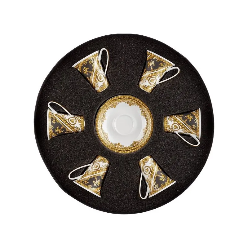 Offerta Versace I Love Baroque Set 6 Tazze Espresso con Piattino