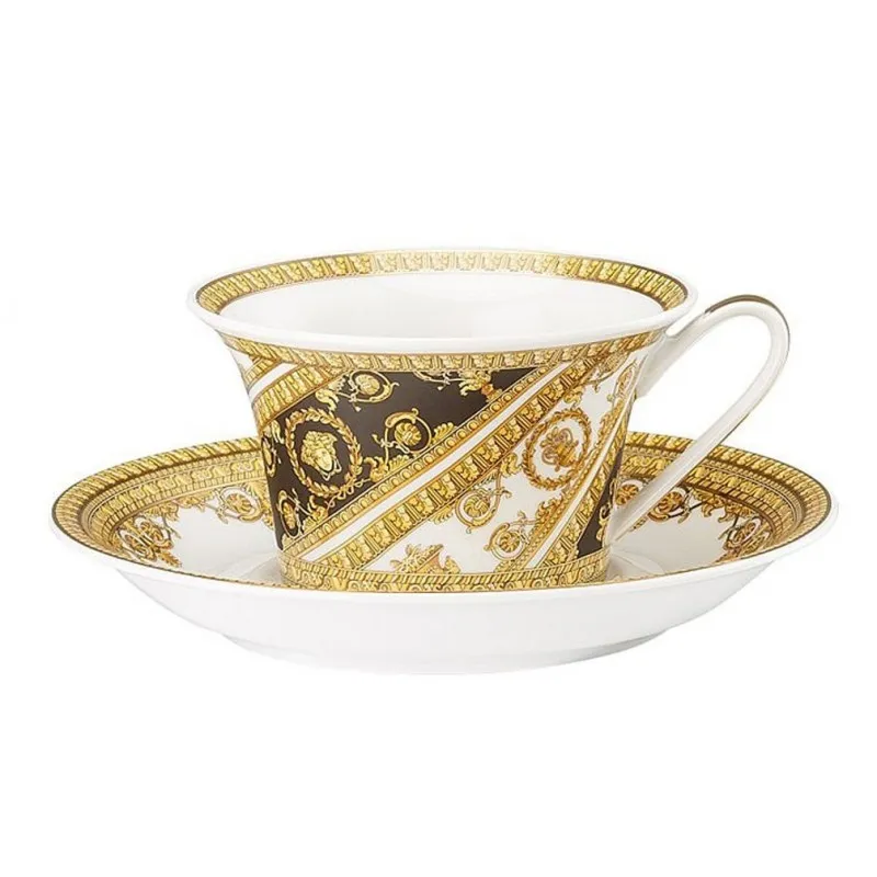 Ultime Pezzi Versace I Love Baroque Tazza Tè con Piattino