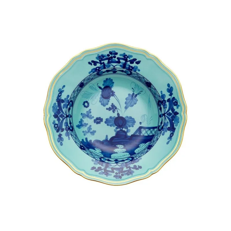 Esclusivo Richard Ginori Oriente Italiano Iris Piatto Fondo 24 cm