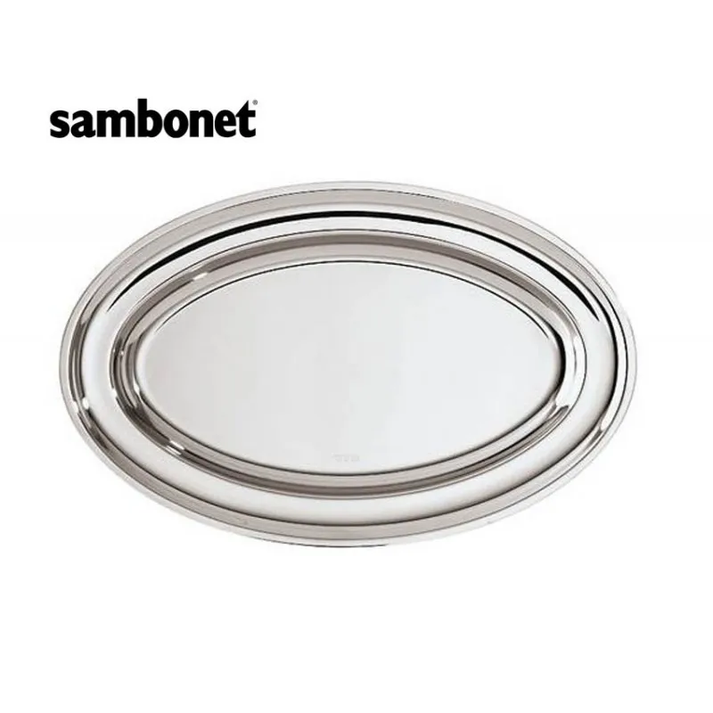 Promozione Sambonet Elite Piatto Ovale 41 x 26 cm 56041-41 Acciaio Inox