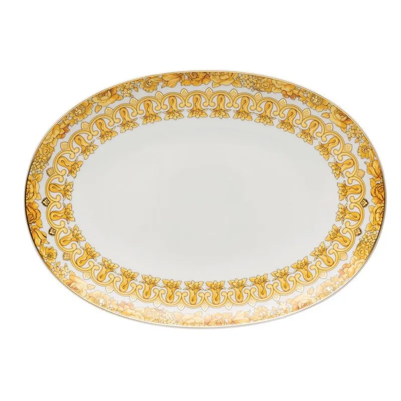 Versace Medusa Rhapsody Piatto Ovale 33 cm Pagamento Sicuro
