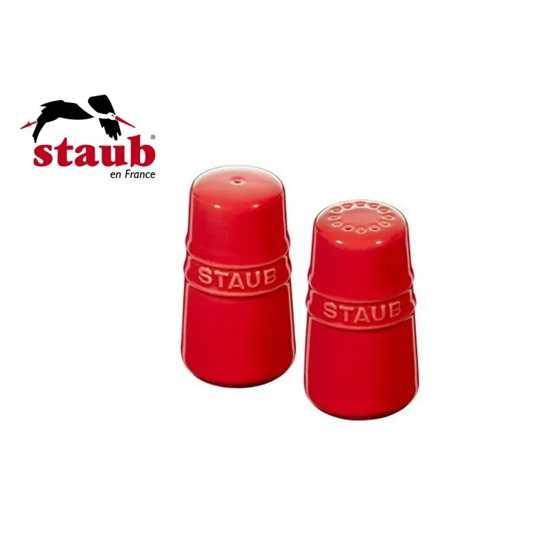 Staub Set Sale e Pepe 7 cm Ceramica Rosso Ciliegia 40511-808-0 Compra Adesso