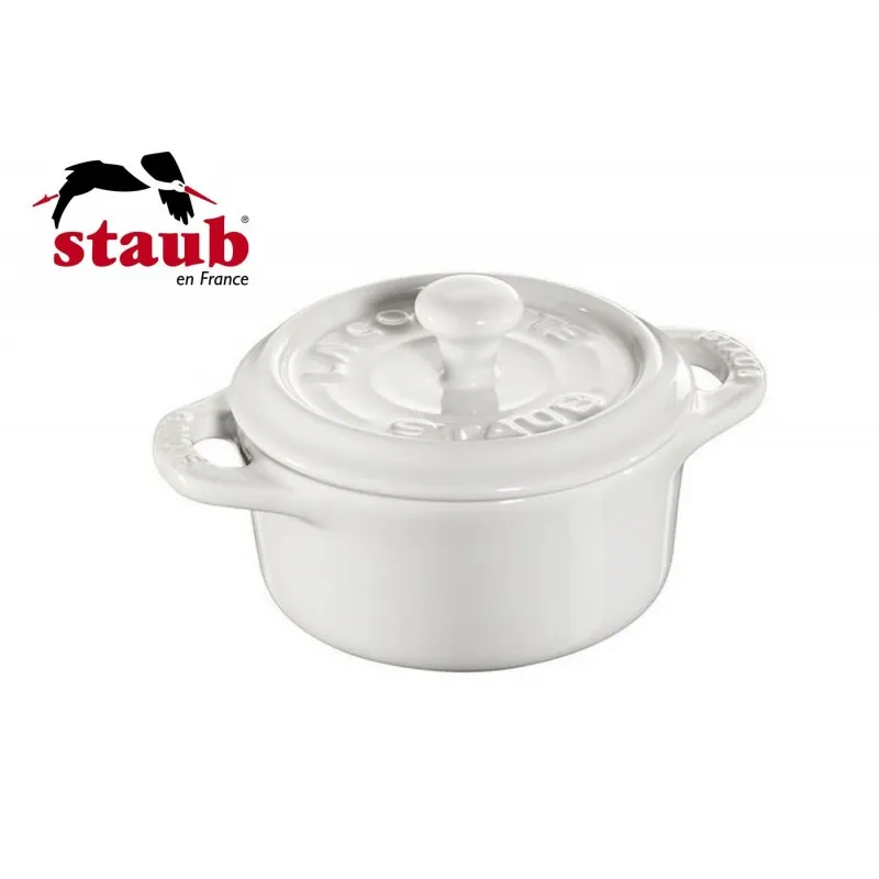 Miglior Prezzo Staub Mini Cocotte Tonda Ceramica 10 cm Bianco 40511-083-0