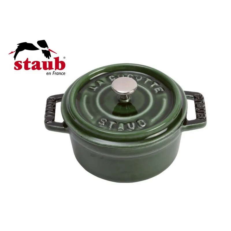 Non Perdere Staub Mini Cocotte Tonda Ceramica 10 cm Verde 40510-787-0