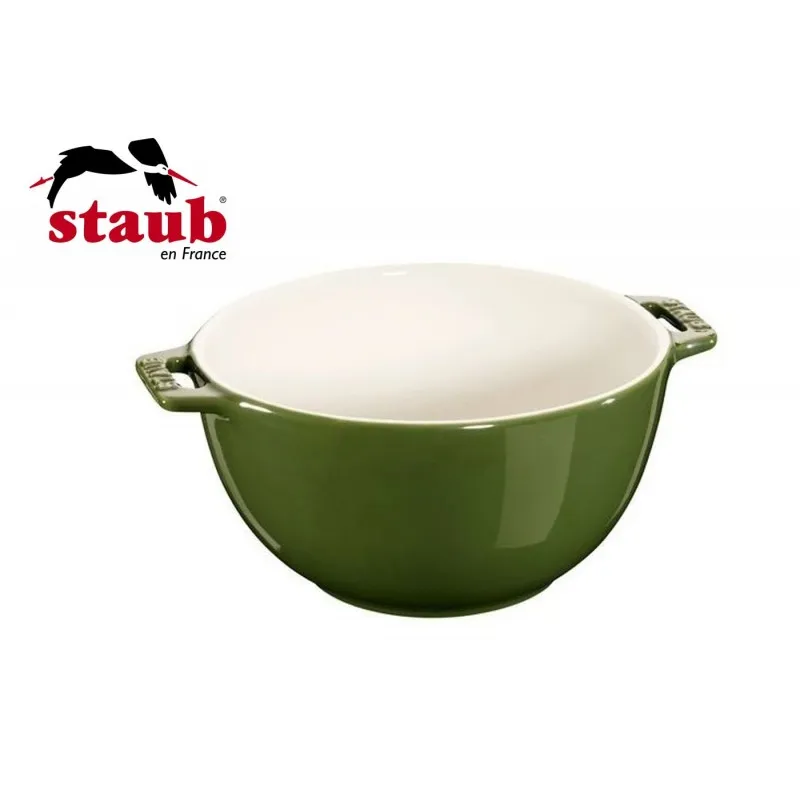 Staub Ciotola Servizio Rotonda Ceramica 18 cm Basilico 40510-802-0 Esclusivo