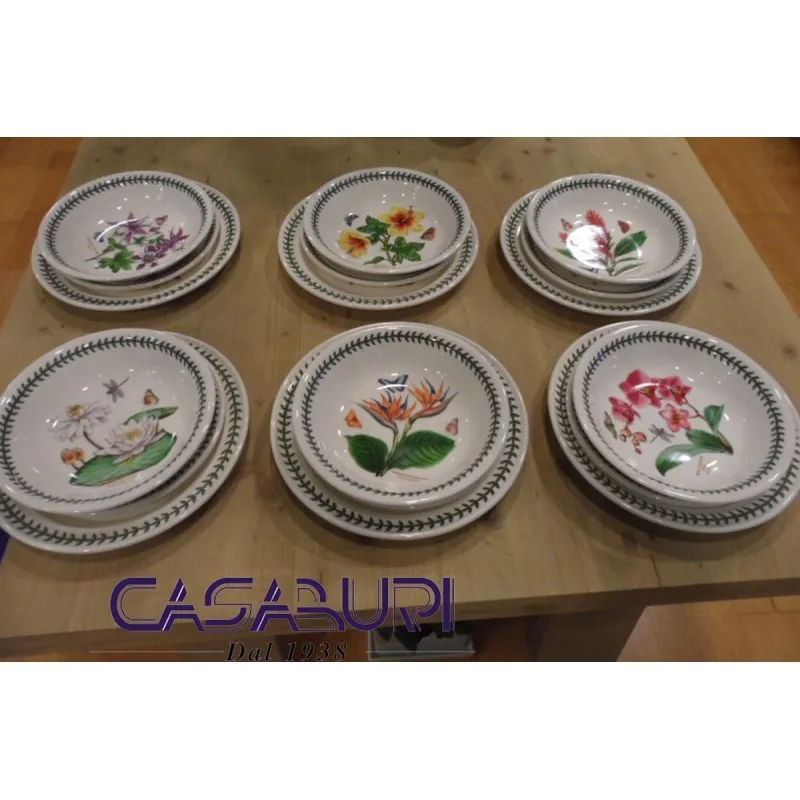 Prezzo Basso Portmeirion Exotic Botanic Garden Servizio Piatti 18 Pz
